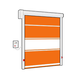 Orange curtain ES01