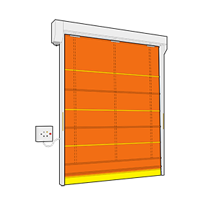 Orange curtain FR01