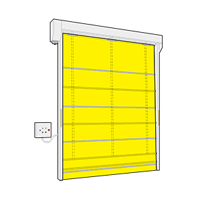 Yellow curtain FR01