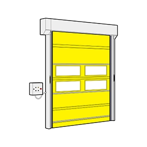 Yellow curtain PE01