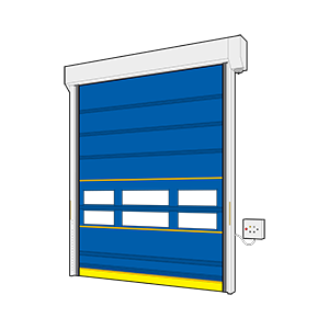 Blue curtain SP01