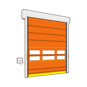 Orange curtain SP01
